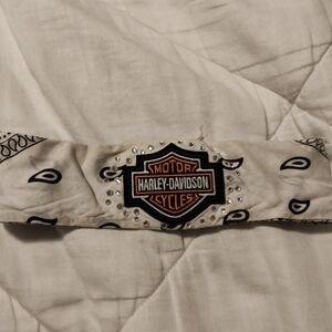 Harley-Davidson Black and White Bandana